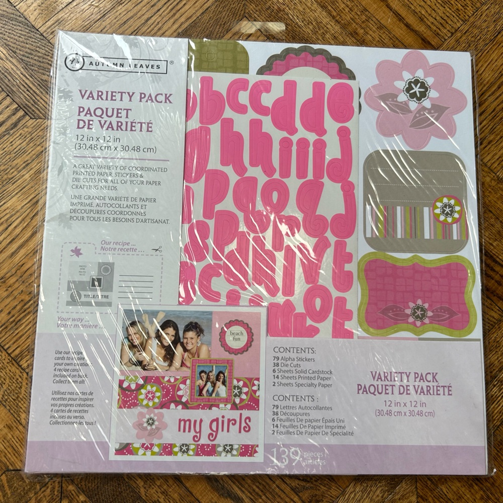 Paper Variety Pack - Pink and White